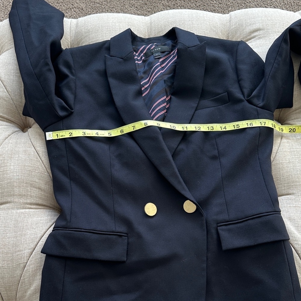 J. Crew Navy Blazer with Gold Accents - Picture 11 of 14